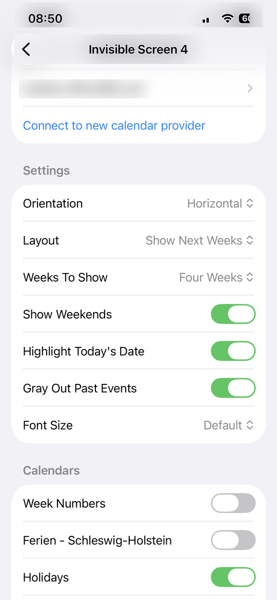 Connected calendars